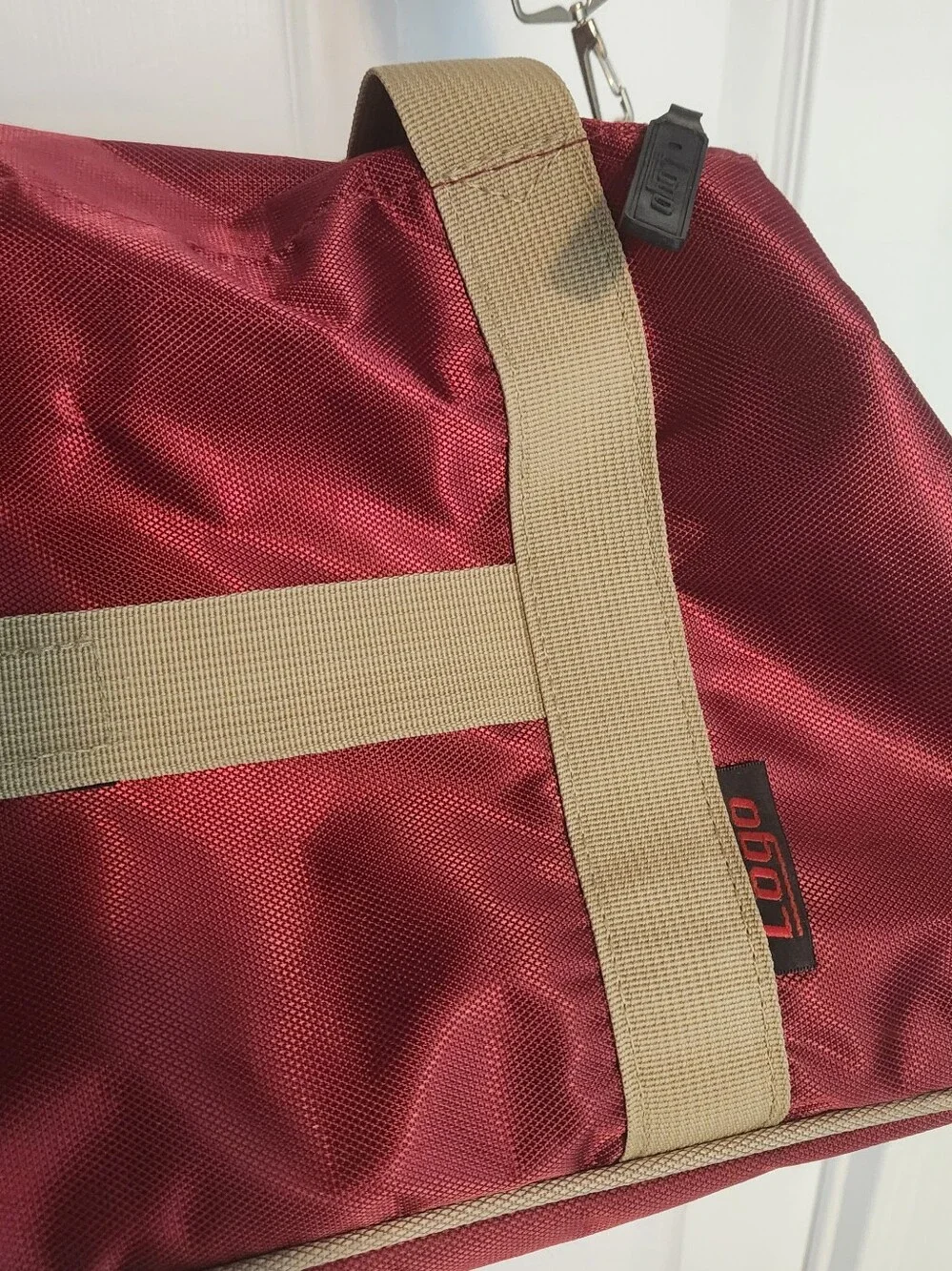 FLORIDA STATE SEMINOLES FSU Burgundy Duffel with Cream Trim